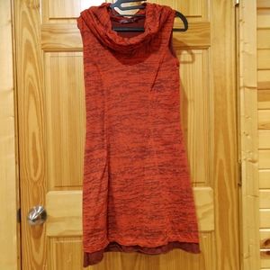 Prana layered cowl summer tank dress  small